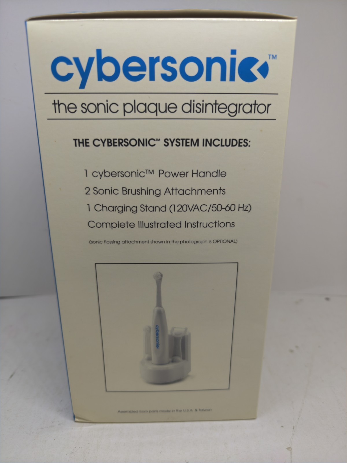 Cybersonic Classic Toothbrush Complete Sonic Oral Care System Model #A104