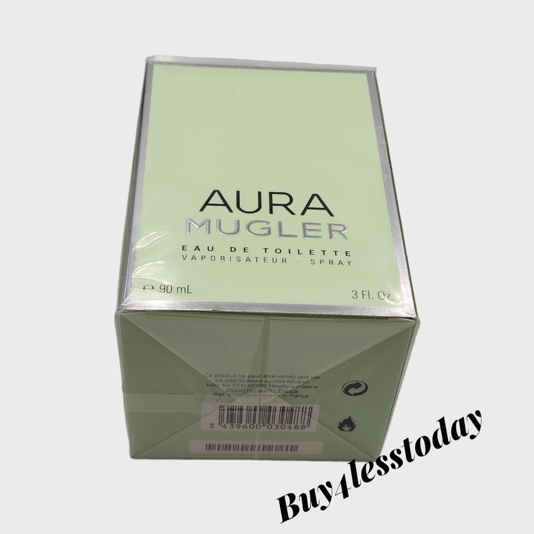 Thierry Mugler Aura Eau De Toilette 3 oz / 90 ml Spray for Women Sealed New