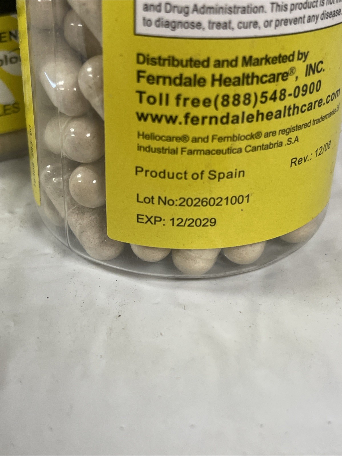 2 Packs Heliocare Advanced Nicotinamide B3 Skin Health 120 Capsules Exp: 12/2029