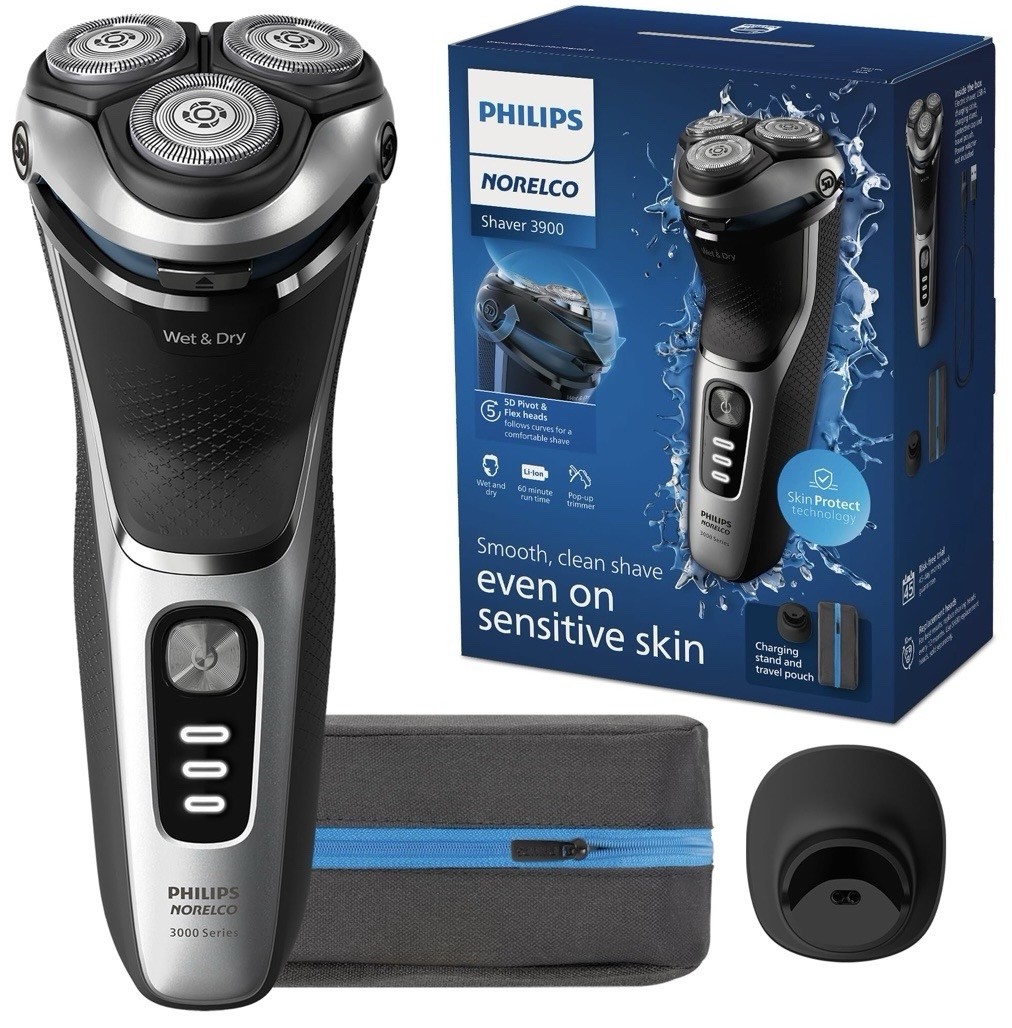 Philips Norelco Shaver 3900 Wet & Dry Electric Shaver – Open Box