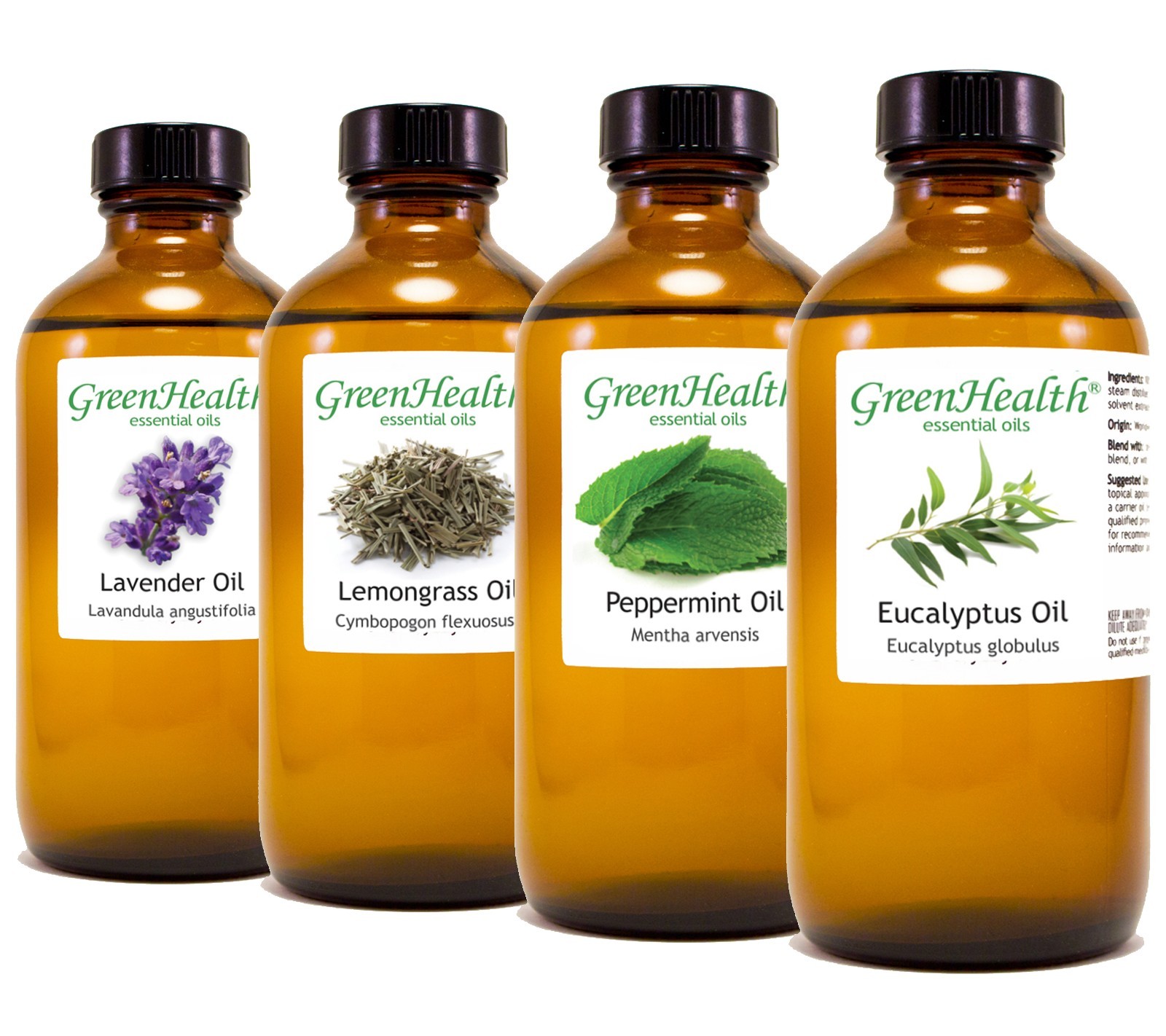 8 fl oz Essential Oil in Amber Glass, Free Shipping, 60+ Pure All Natural Oils
