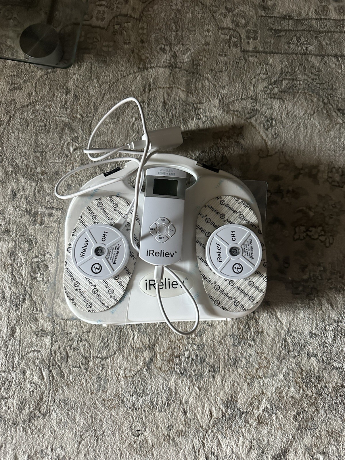 iReliev Wireless TENS + EMS Therapeutic Wearable System Wireless TENS Unit
