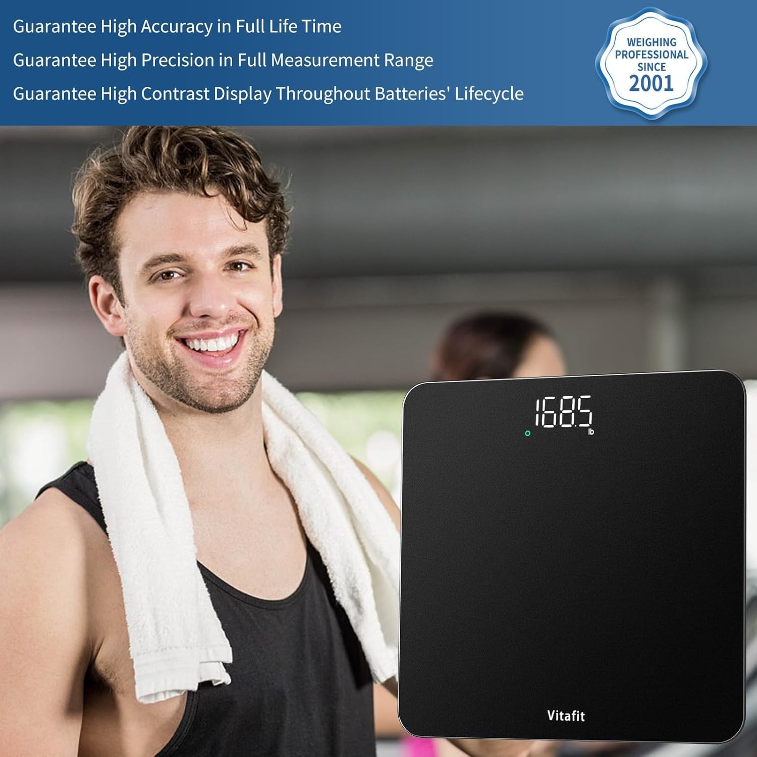 Scale for Body Weight, Accuracy 0.1lb by Our Professional Scale Factory Since…