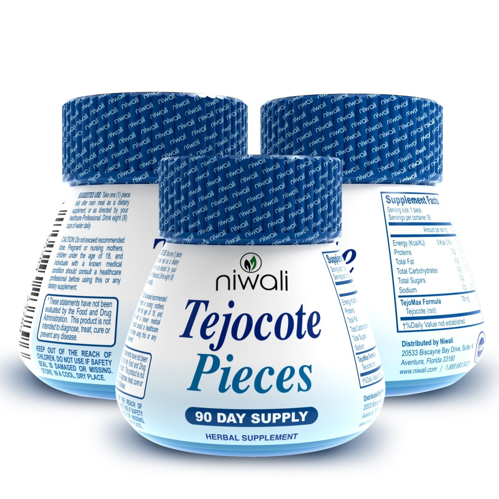 Niwali New Tejocote pieces– Natural Weight Management – 90 Day supply