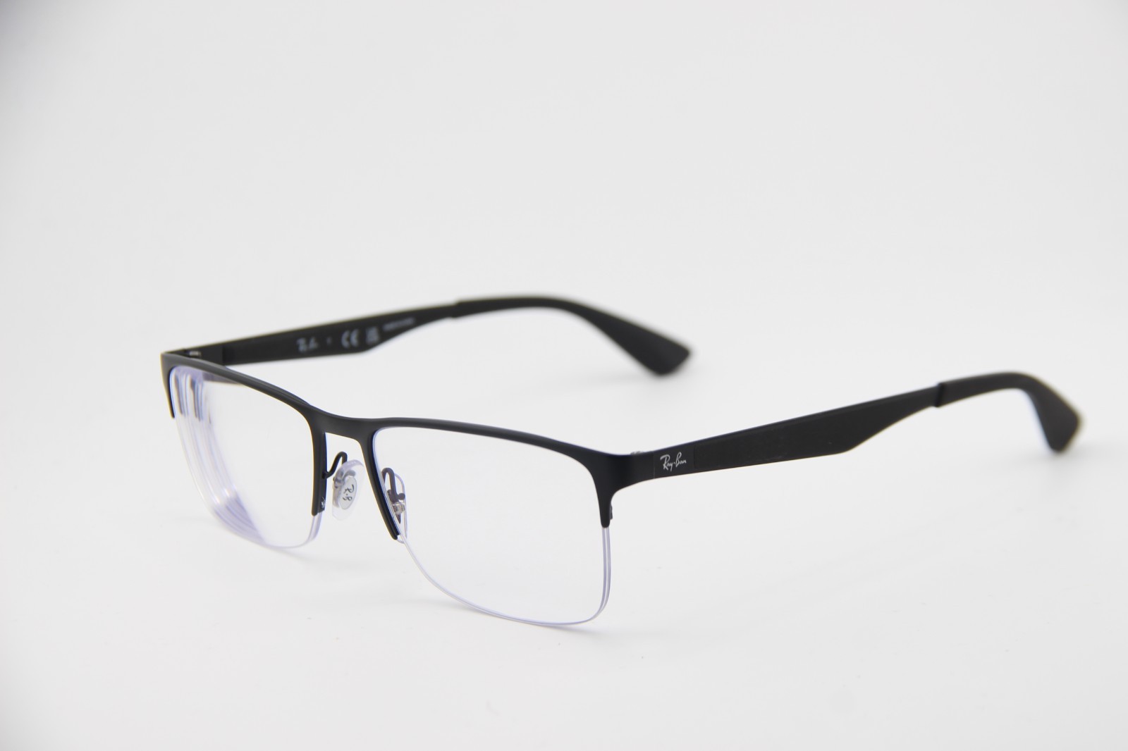 RAY-BAN RB 6335 2503 BLACK GUNMETAL AUTHENTIC FRAMES EYEGLASSES 54-17 K1