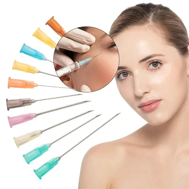 5/10/20/50/100Pcs Cannula Puncture Blunt Tip for Filler 18g/22g/23g/25g/27g/30g