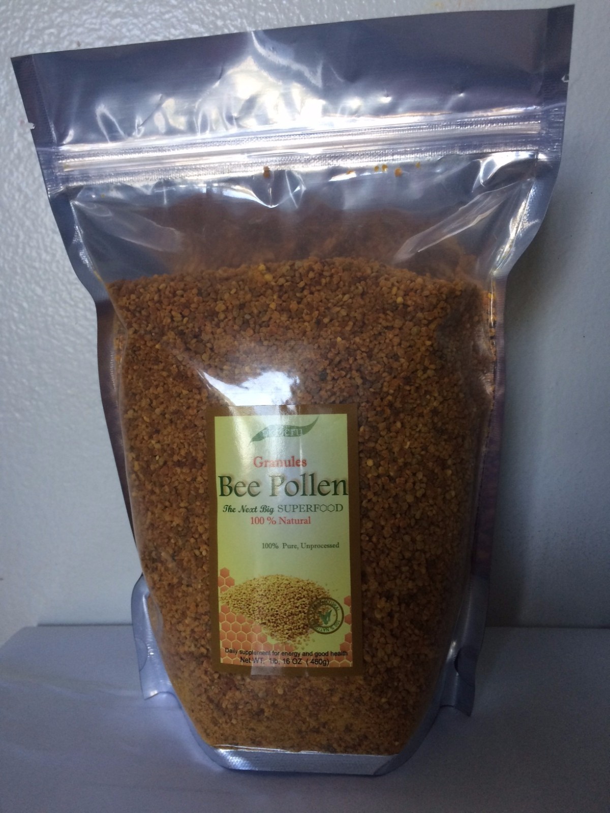 BEE POLLEN GRANULES 2 lb OKECRU – 100% Pure, Natural, Unprocessed