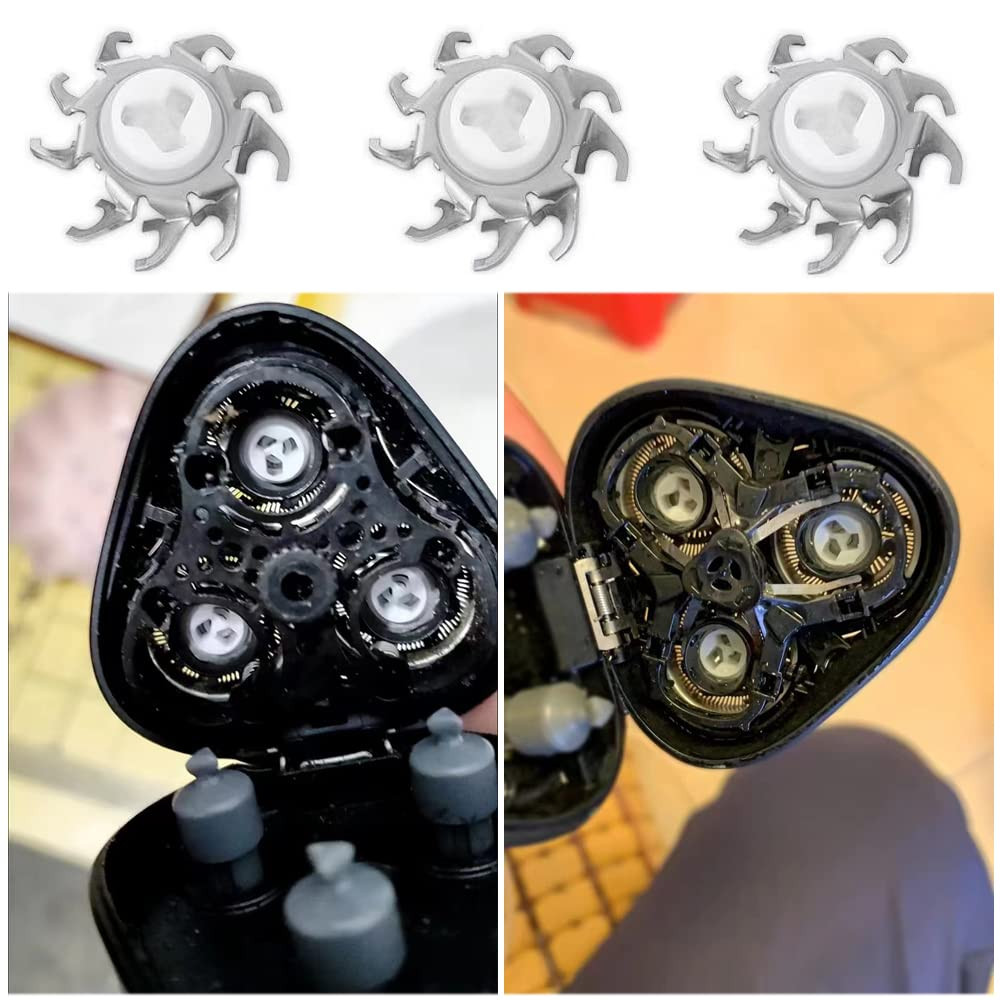 6 Pack Electric Shaver Blade Heads Replacement for Flyco Shavers FS302US FS370US