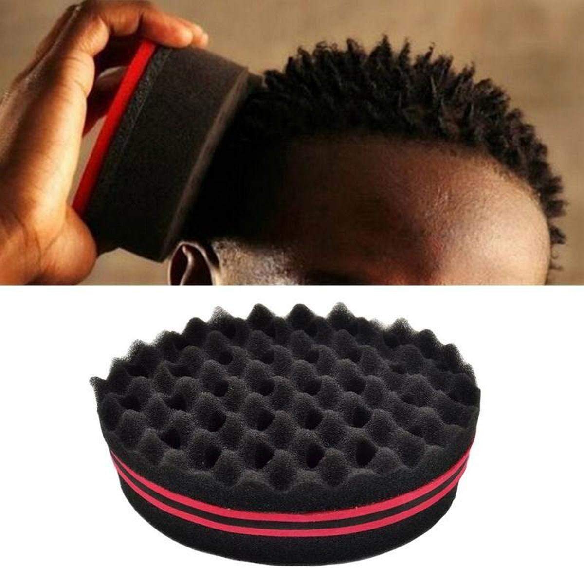 4 Pcs Small Holes Hair Twist Sponge, Barber Curl Sponge Brushes for Dreads Locki