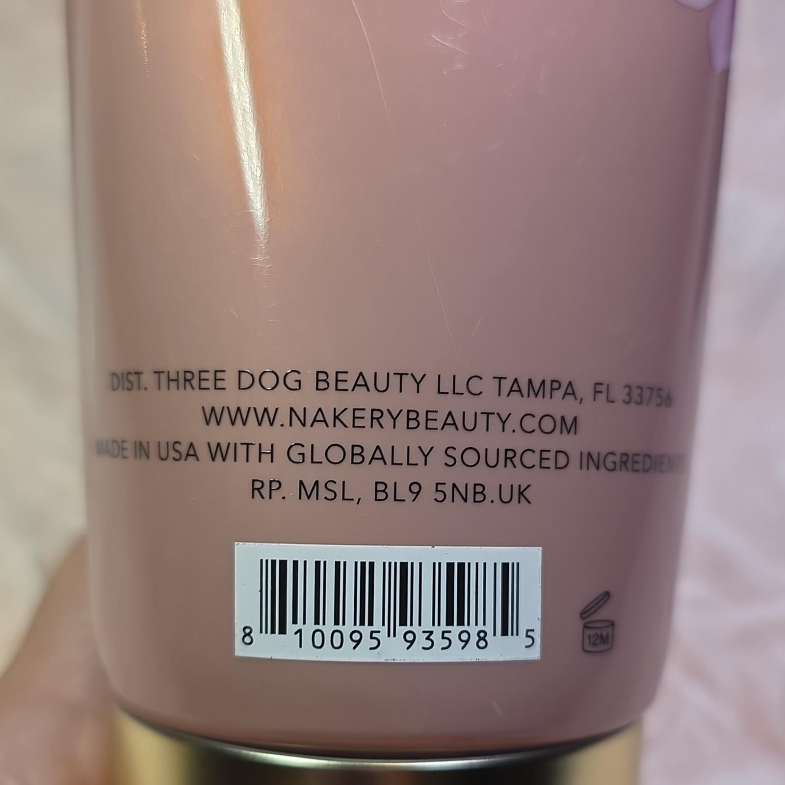 Nakery Beauty Love In Bloom SkinFirm Firming Hydrating Body Cream 8.45 fl oz