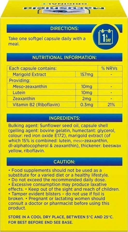 MacuShield Original Plus 90 Count Vision Support & Vitamin B2 Bundle – PACK OF 3