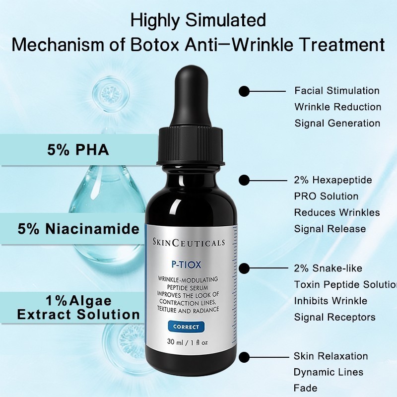 ‘Skinceuticals P-TIOX Wrinkle-Modulating Peptide Serum 1 fl oz NEW SEALED US