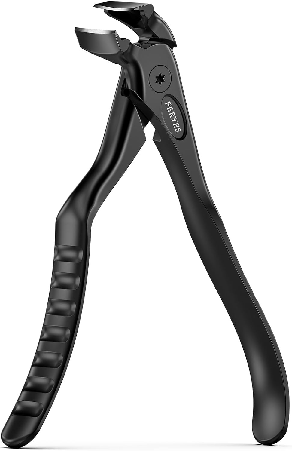 Angled Head Long Handled Toenail Clipper w/ Catcher for Seniors – Large Wide Jaw
