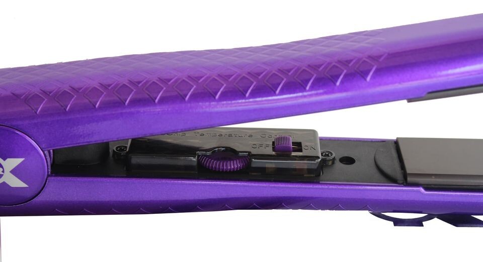 KOR Hair Straightener 100% Ceramic Pink & Purple Hair Iron 3 Years Warranty