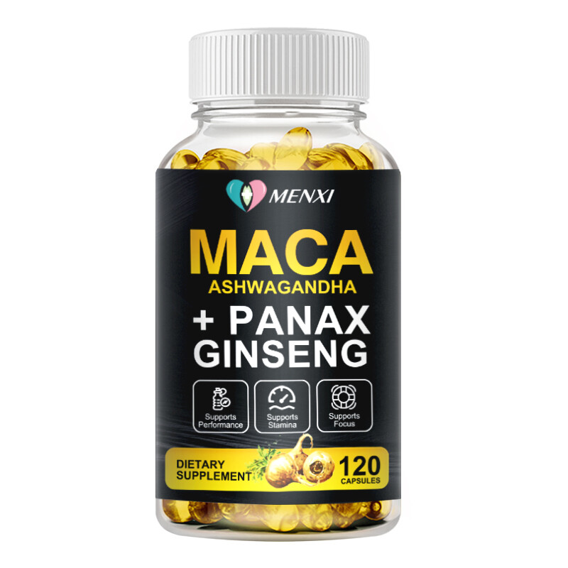 Maca Root Capsules 10000mg, Peruvian Maca Extract for Men & Women 120 Capsules
