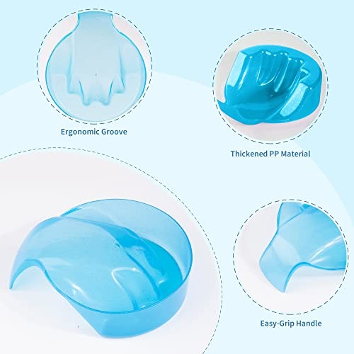 4 Pcs Hand Cuticle Nail Soaking Bowl, Dead Skin Cleaning Softening Nursing