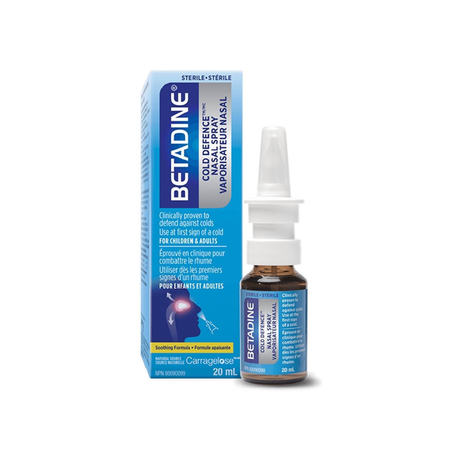 BETADINE Nasal SpraybCold Defence 20ml Helps Stop Colds Early Fast Ship USA