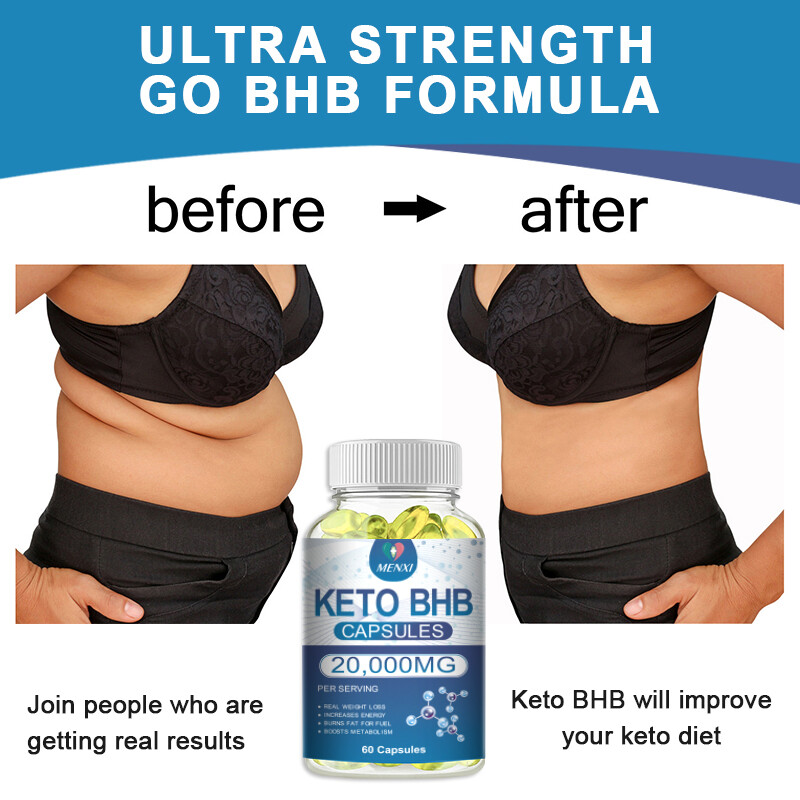 Keto BHB Capsules Weight Loss Diet Pills Fat Burner Detox Dietary Supplement NEW