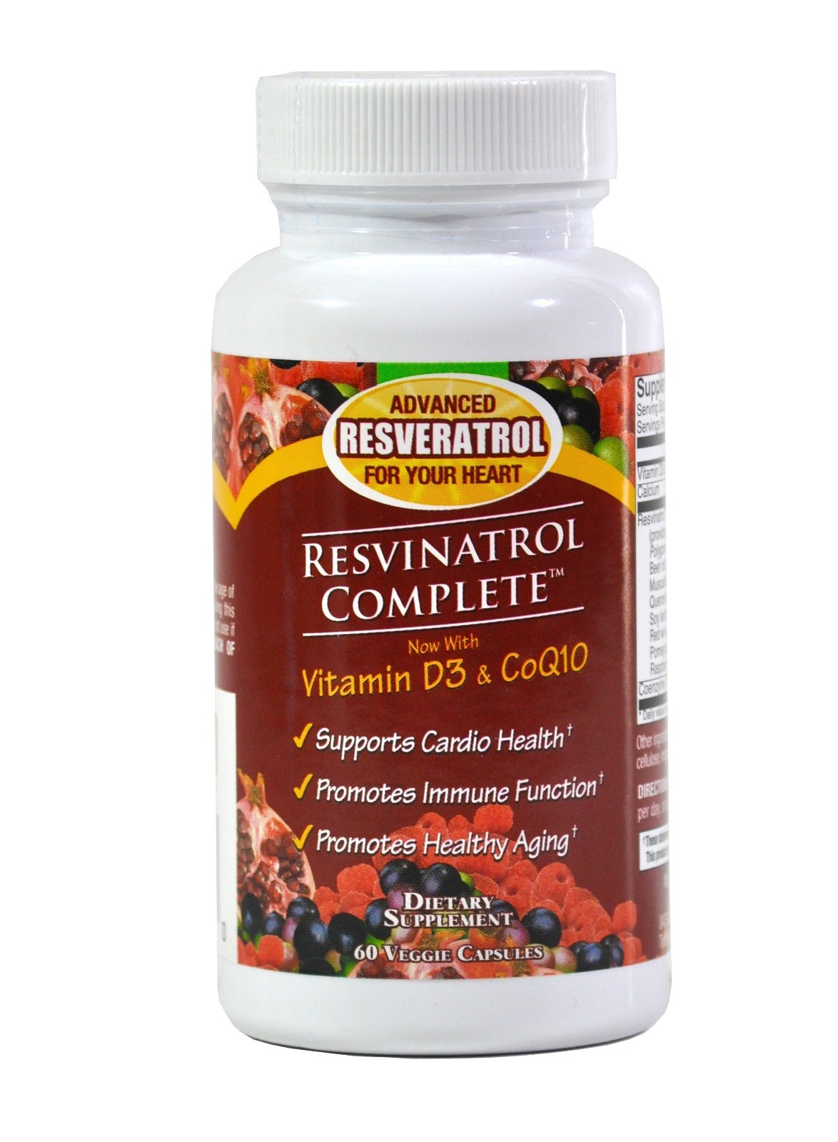 Resvinatrol Complete – Resveratrol – Supports Heart Health, Healthy Aging & More