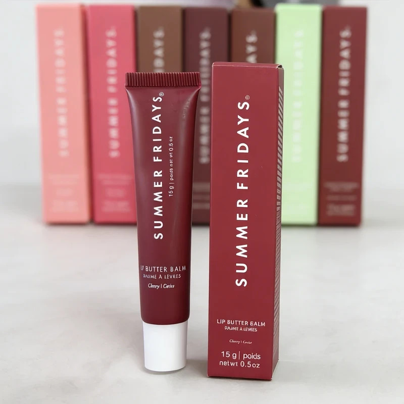 Summer Fridays Lip Balm Moisturizing Mirror Lip Gloss Vanilla Pink Sugar