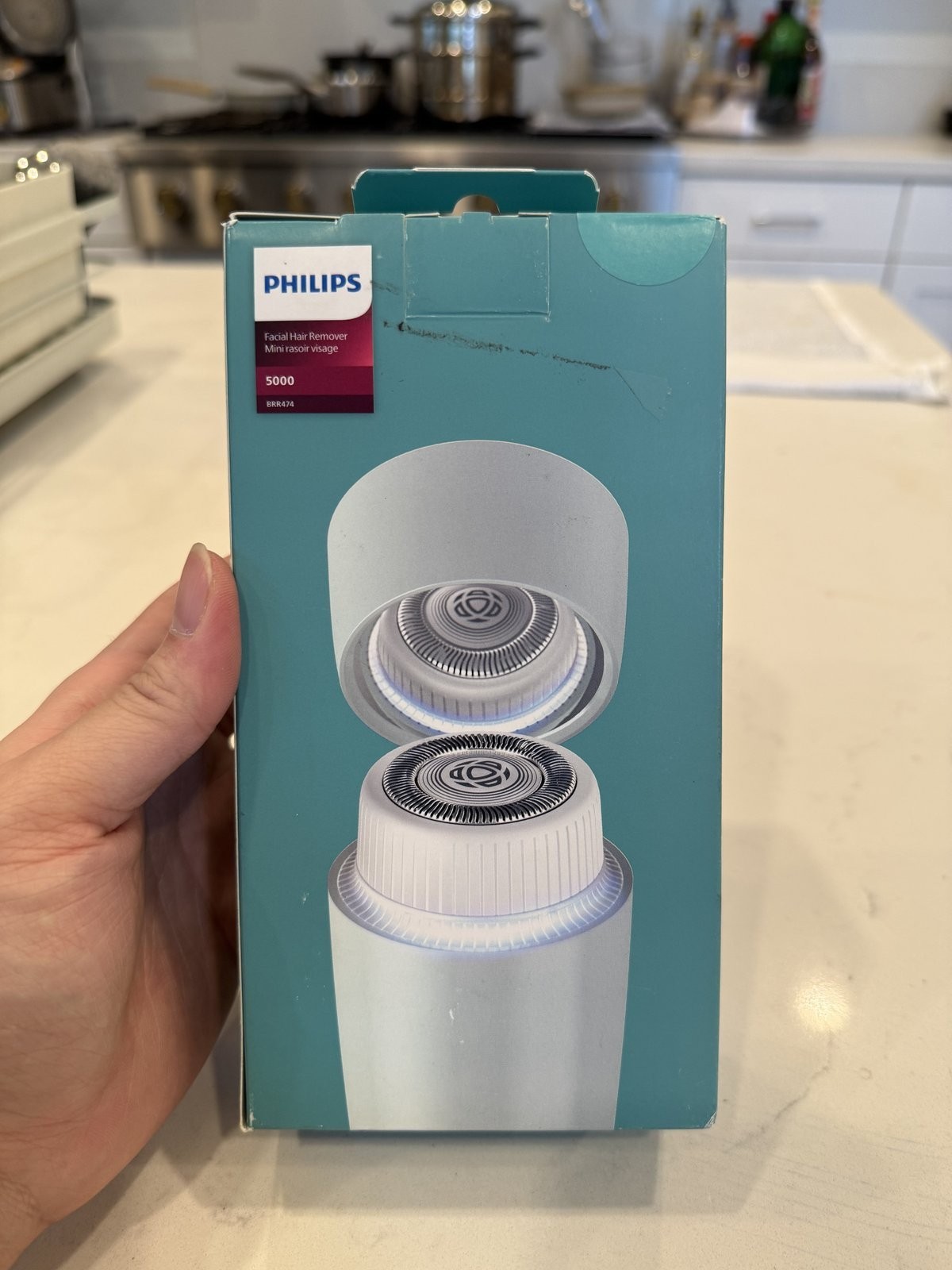 Philips Facial Hair Remover Mini 5000 (BRR474/00) – New, Sealed