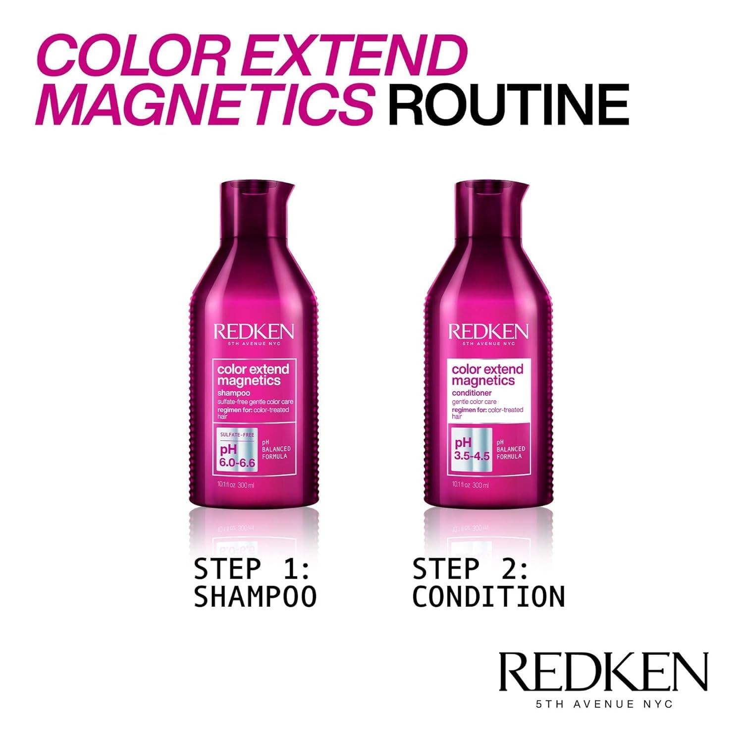 Redken Color Extend Magnetics Sulfate Free Shampoo 10.1 oz/ 300ml