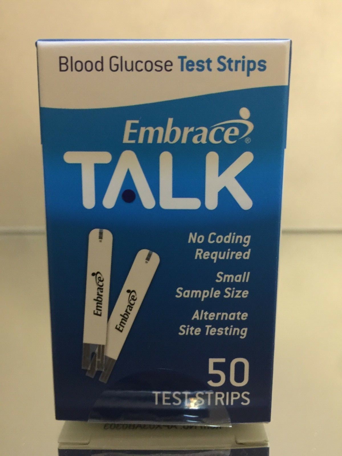 Embrace TALK Blood Glucose Test Strips 1000 Qty. Exp 11/22/24. Free shipping