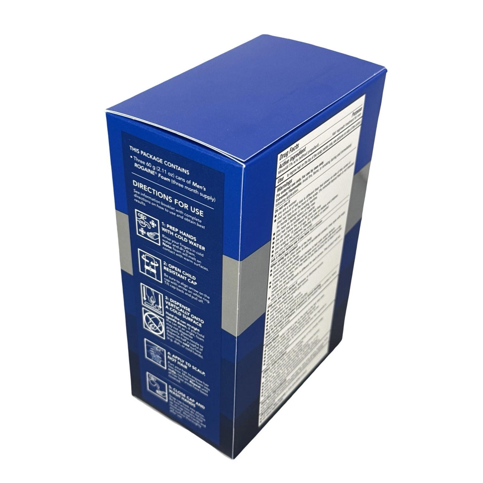 Rogaine Men’s 5% Minoxidil Foam Hair Regrowth Treatment 4×2.11 oz, Exp 04/2026