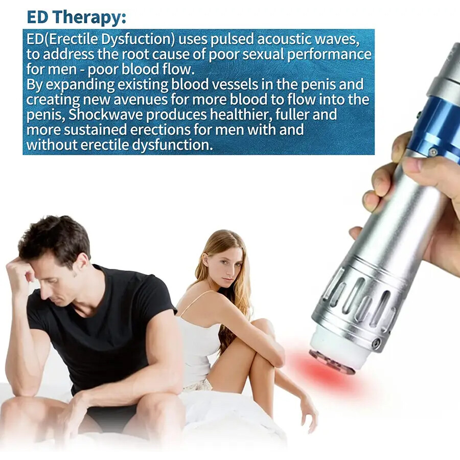 Electric Shockwave ED Therapy Machine Erectile Dysfunction Pain Relief Massager