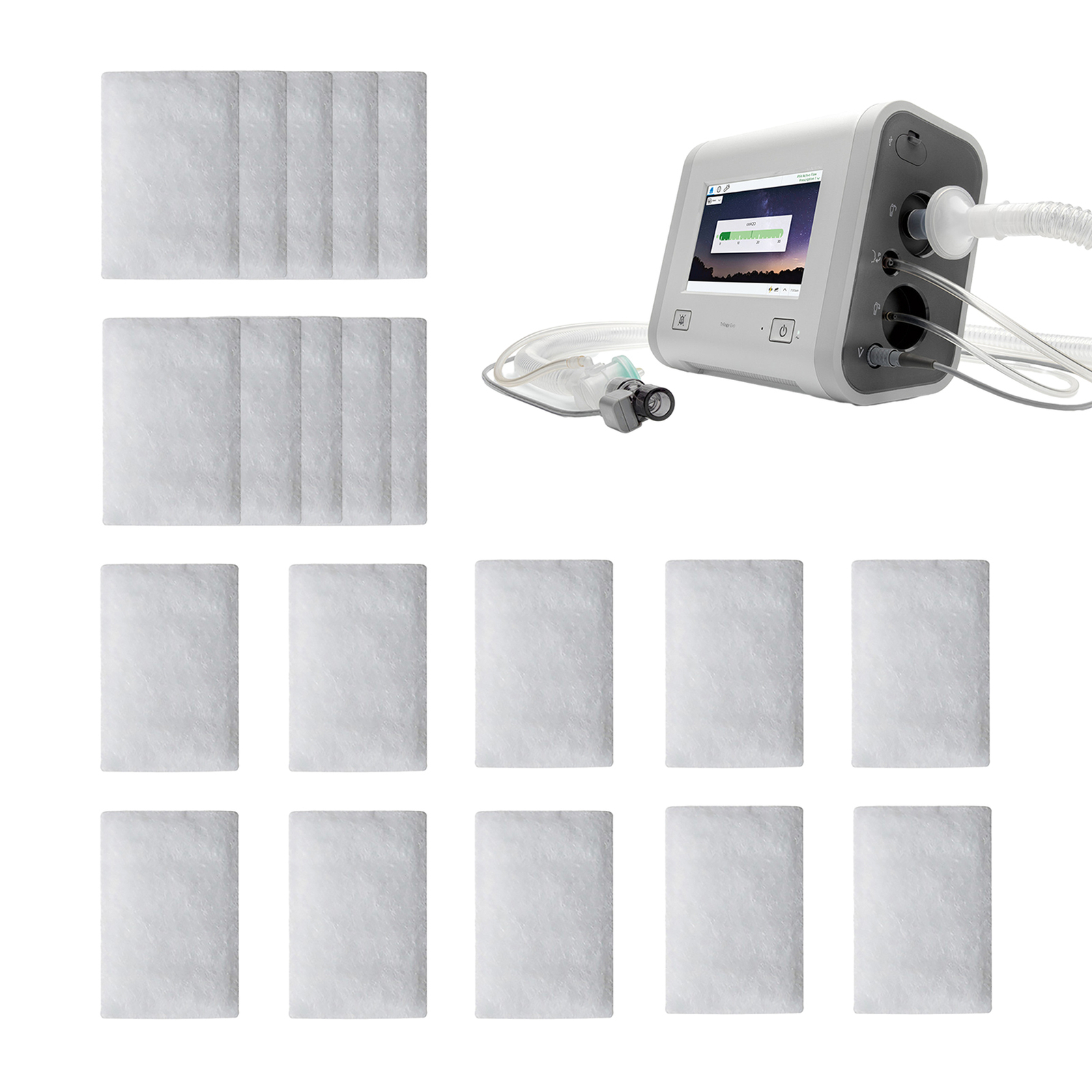40Pcs Replacement Filters for ResMed S9/S10 CPAP Machine Disposable Universal