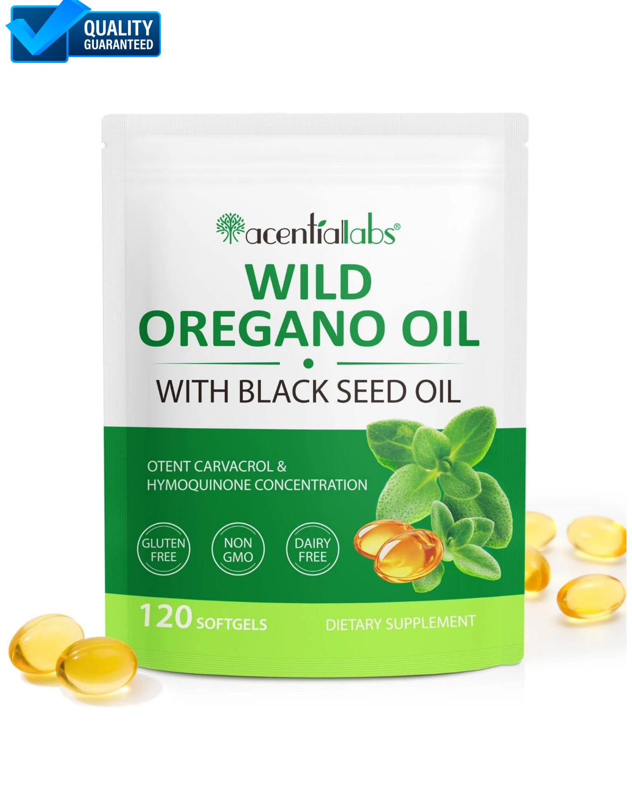 Resilia Oil Of Oregano With Black Seed Oil 6,000MG