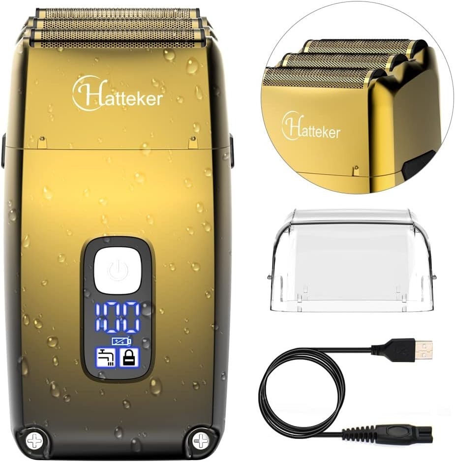 Foil Head Shaver Triple Blades Electric Shaver Razor for Men