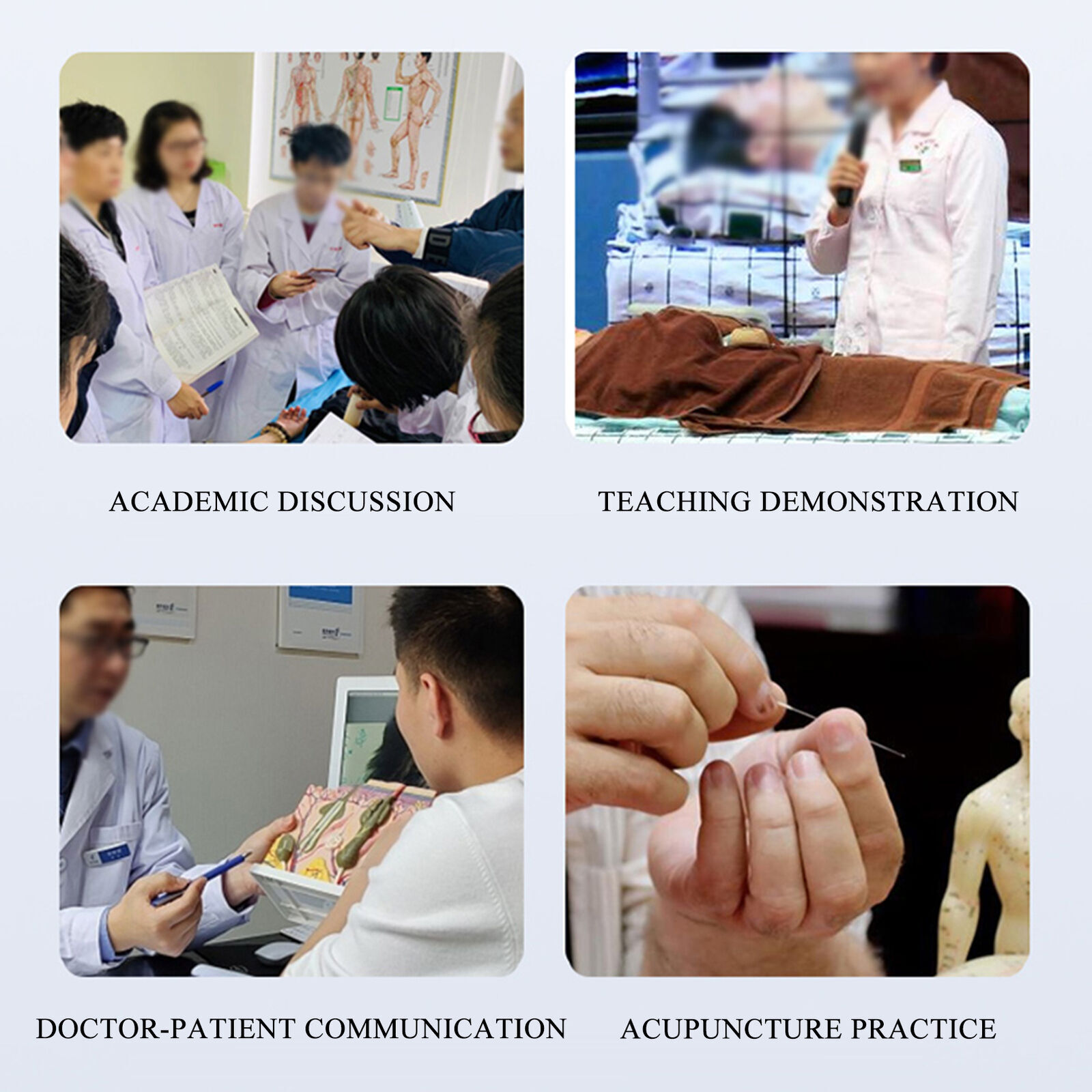 Acupuncture Model Human Acupoint Silicone Doll Acupuncture Point Display 48/55cm