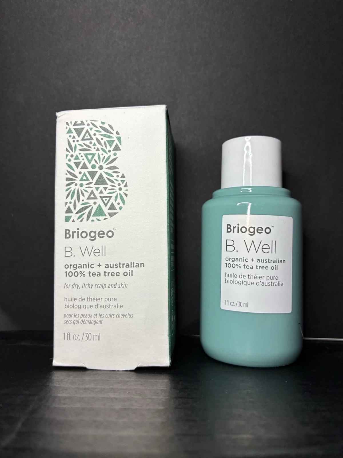 Briogeo B. Well Organic + Australian 100% Tea Tree Oil $32 MSRP 1 oz /30 ml NIB