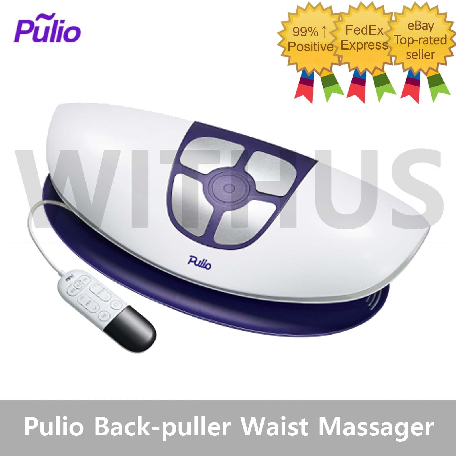 Pulio Back-puller Waist Massager Stretching Thermal Vibration Heat Waist Care_