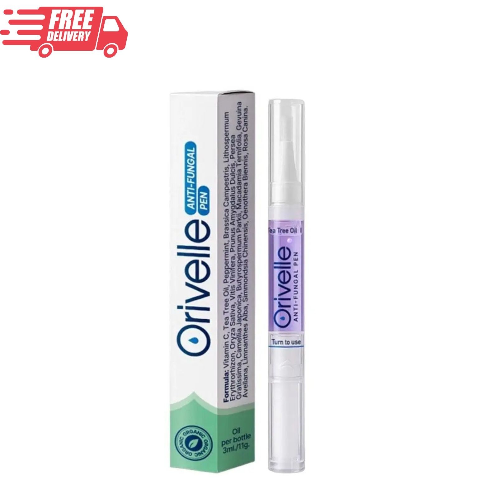 Tea Tree Oil Nail Repair Pen for Thick Yellow Brittle Fingernails Toenails