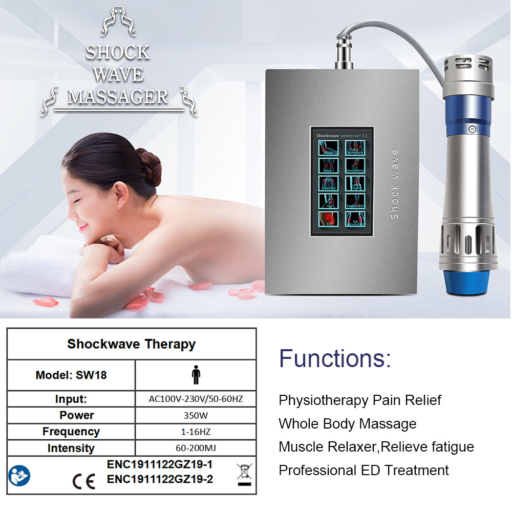 Physical Therapy Shock Wave Shockwave Therapy Machine ED Treatment Pain Relief
