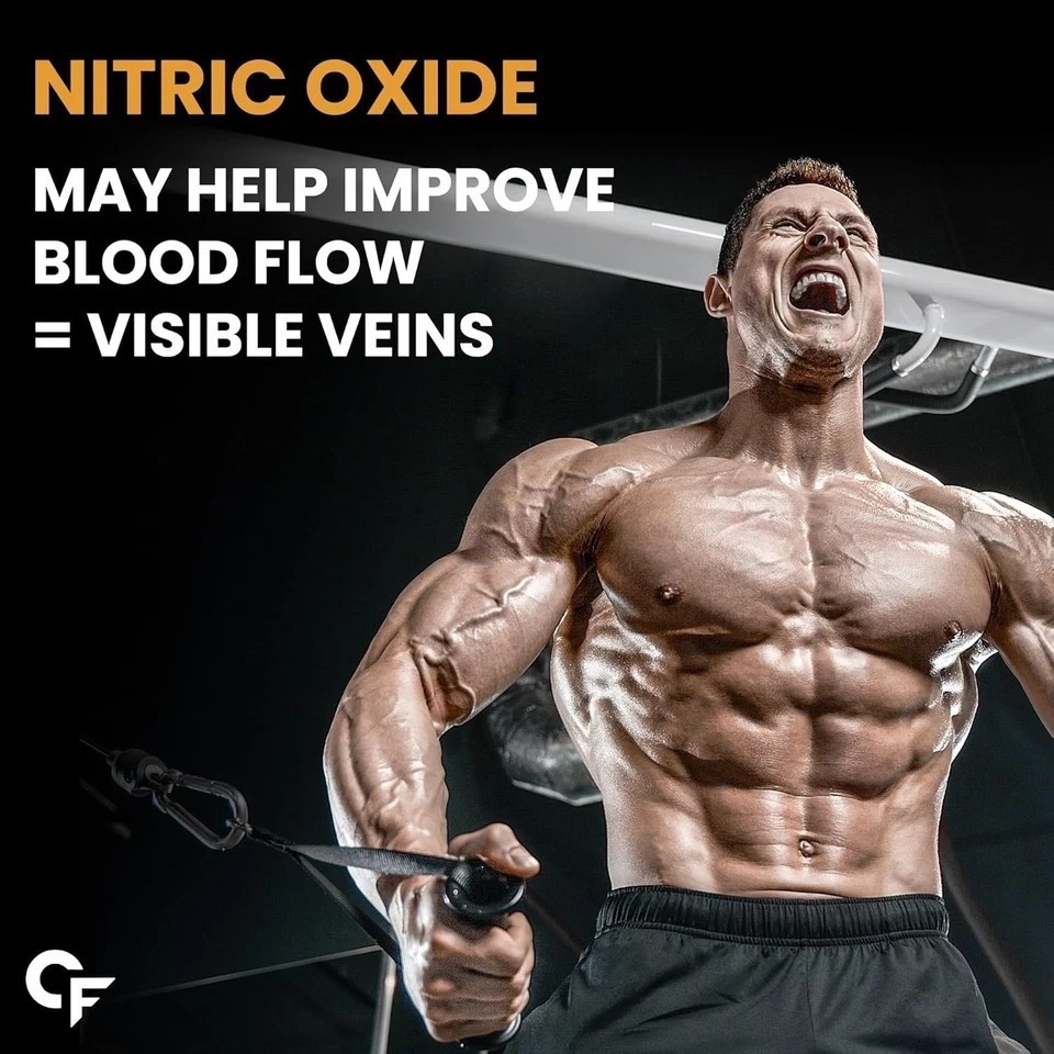 Nitric Oxide Supplement with L-Arginine HCL, AAKG, LCitrulline Malate, Beet Root