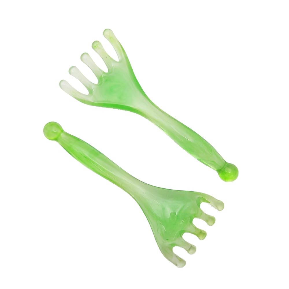 Scalp Massager Resin Handheld Guasha Scraping Scalp Comb Large Size Wide Head…