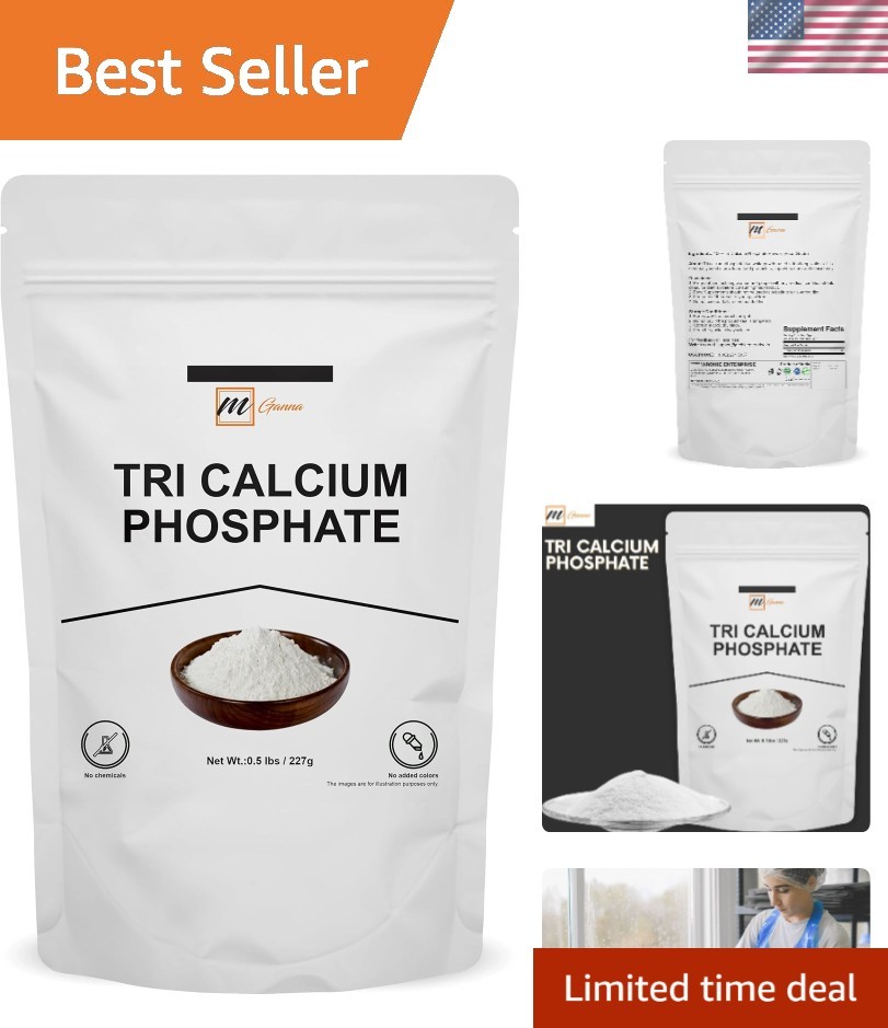 8 oz Tricalcium Phosphate Powder for Calcium Enhancement – Fine Texture