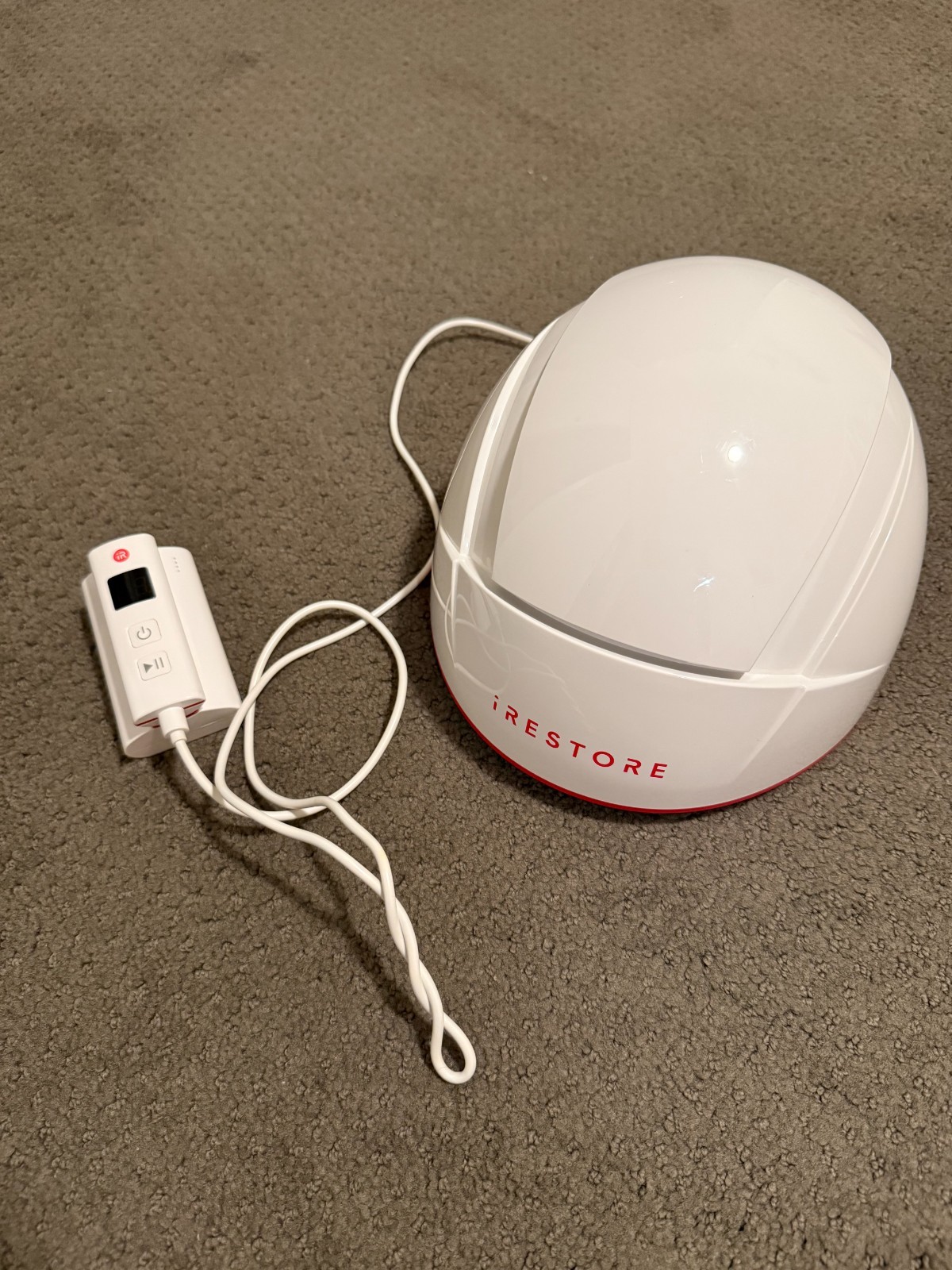 iRestore Professional Hair Growth System Laser Red Light Therapy Helmet EUC