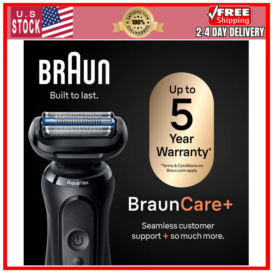 Braun Series 5 Electric Shaver for Men with Beard Trimmer Model 5118s