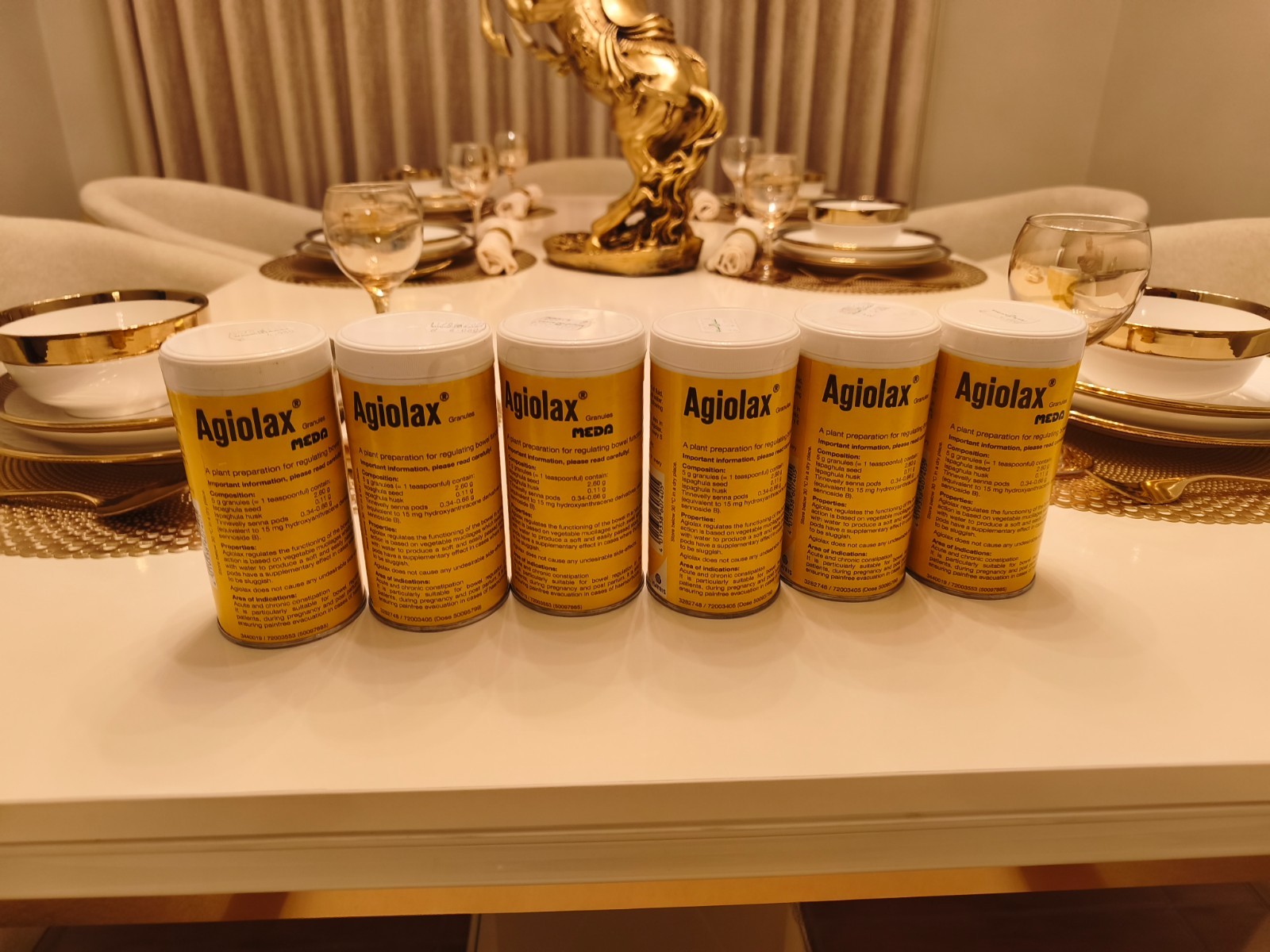 6 PACK AGIOLAX Madaus Granules 250g Made in Germany -Express ship EXP 12.2027 🥇