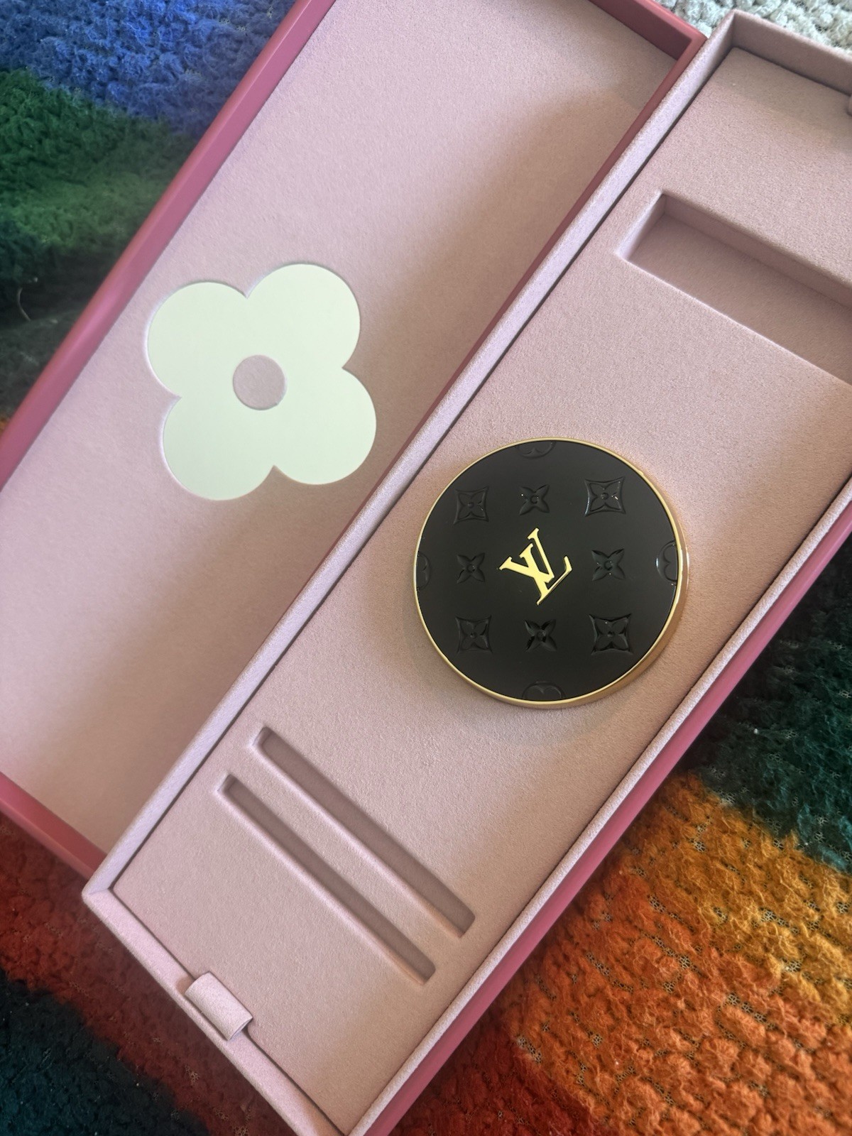 Louis Vuitton Shimmer Eyeshadow Quad Palette Champagne Mauve Taupe Dark Brown