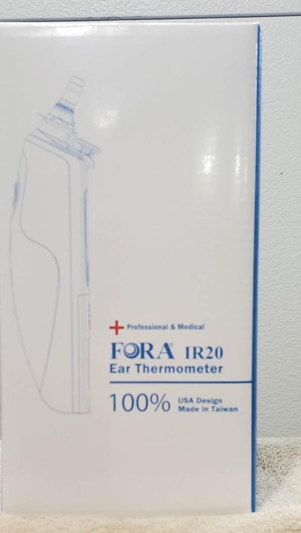 NEW FORA IR20b Ear Thermometer, Bluetooth, Medical-Grade