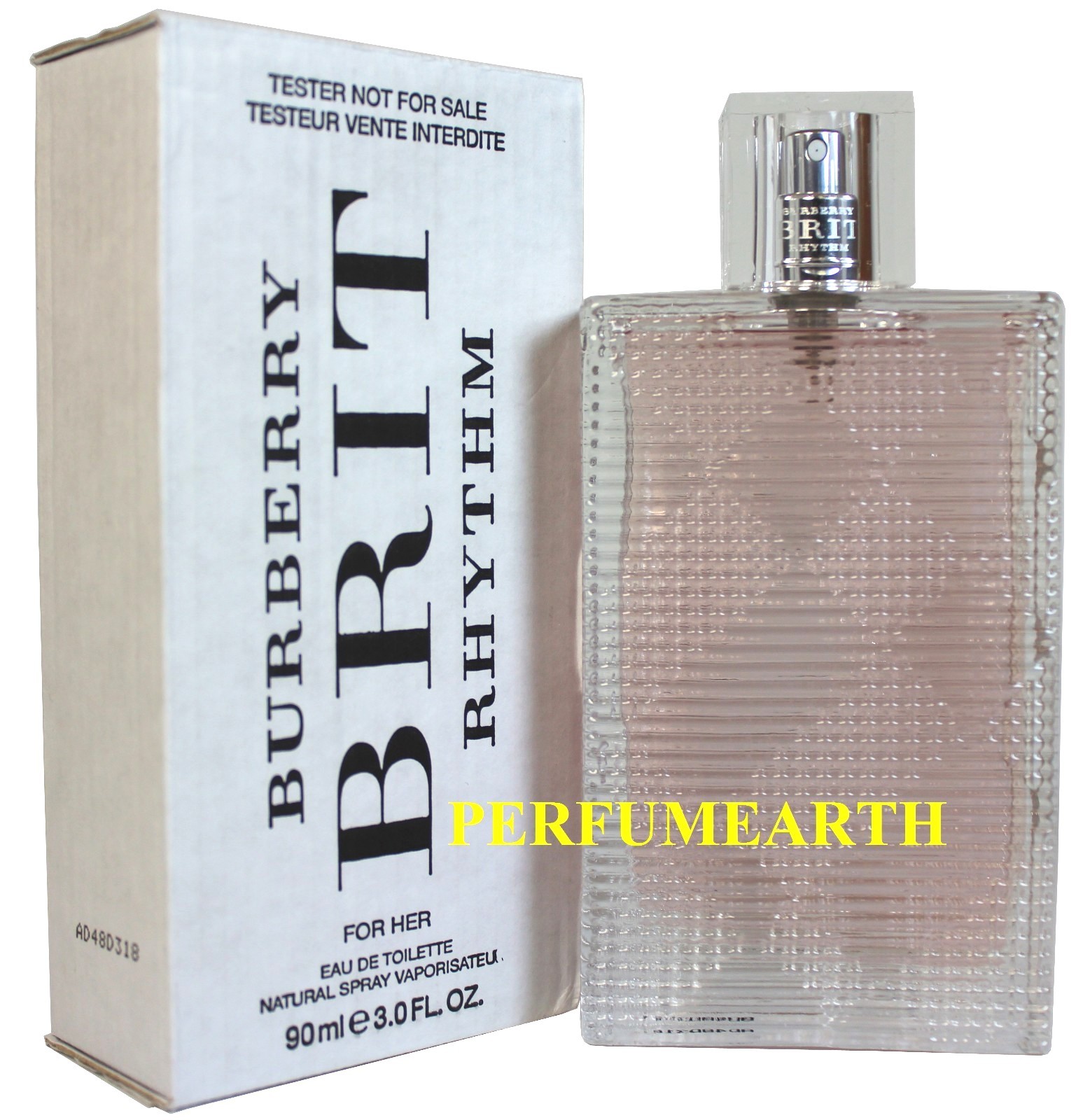 Burberry Brit Rhythm Burberry Tester 3.0oz Edt Spray Women New Same As Picture