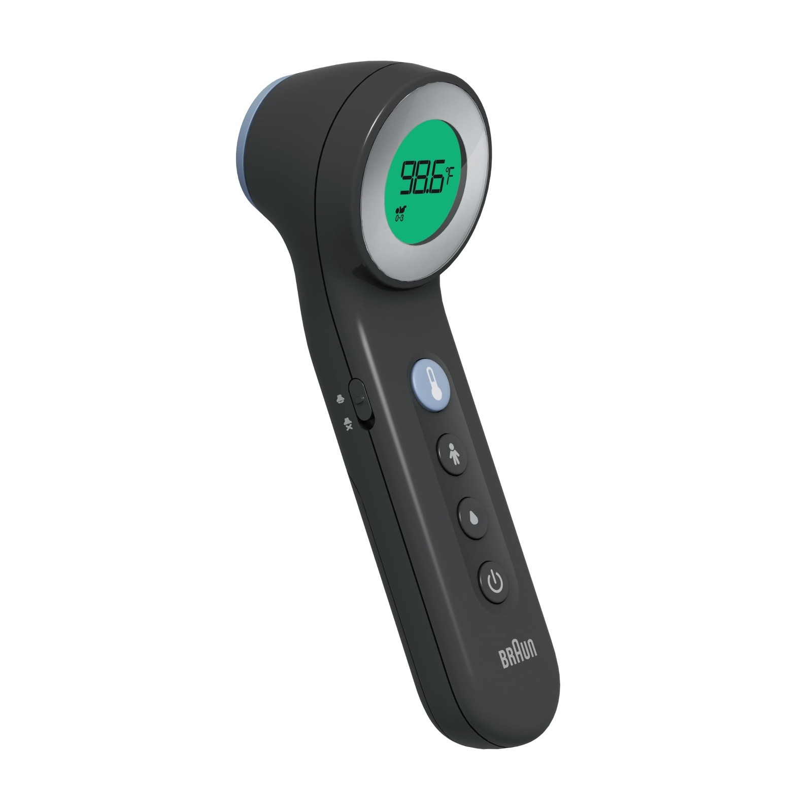 Braun Sensian 7 3-in-1 Non-Contact Forehead Thermometer, Black