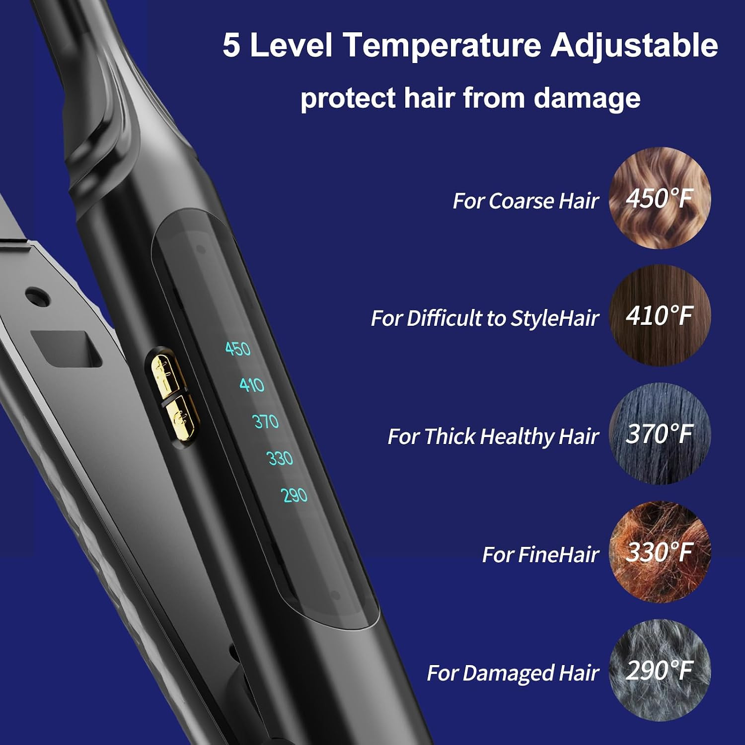 Pencil Flat Iron 3/10” Small Flat Irons for Short Hair,Pixie Cut & Bangs,Hair S