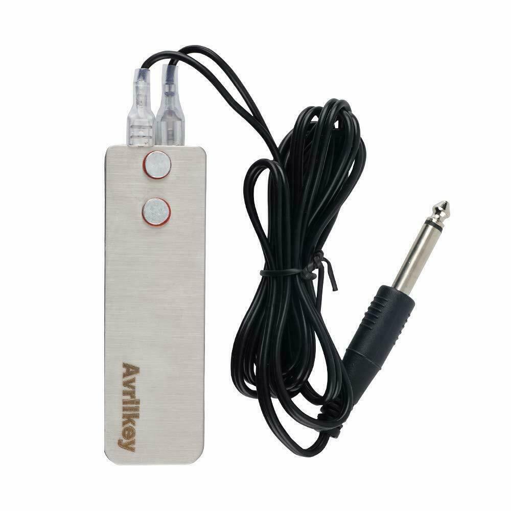 Avrilkey Tattoo Foot Pedal Switch Long Clip Cord Tattoos Power Supply Machine
