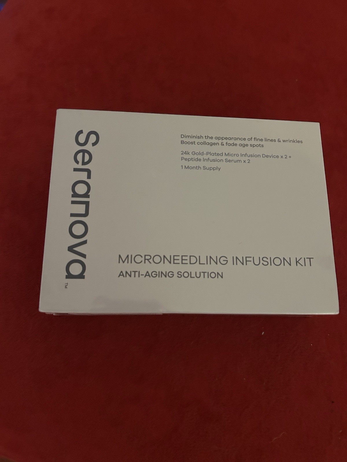 Seranova Micro Needle Anti-Aging Solution for Skin 3 Month Supply BB 2028 / NEW